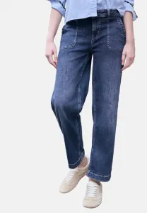 Джинсы прямого кроя Street One, Blau