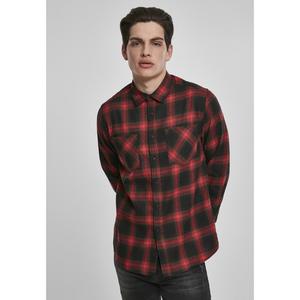 Рубашка Urban Classics Flannel 6, черный