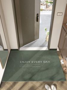 Xinglianxin Ковер 120х120 см для прихожей, ПВХ, моющийся, с белым текстом на бирюзовом фоне