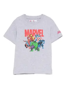 Футболка с принтом X Marvel Cameron Mc2 Saint Barth Kids, серый