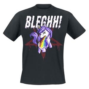 Футболка Sprüche Bleghh! Unicorn, черный