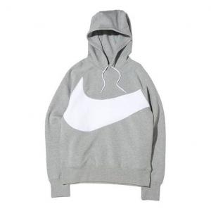 Толстовка Men's Nike Sportswear Swoosh Tech Fleece Contrasting Colors Large Logo Printing Sports Gray, мультиколор