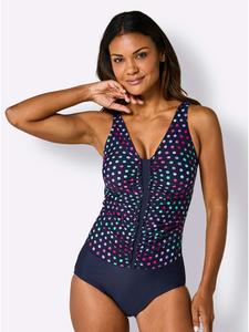 WITT WEIDEN Купальник с принтом в сине-малиновых тонах