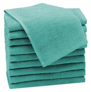 Гостевое полотенце Zollner 00000086 10 шт, 30x1x50 см, бирюзовый