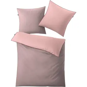 Постельное белье Kleine Wolke «Линда», простой, очень элегантный дизайн, цвет old rose