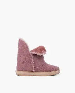 Ботинки австралийского стиля для девочек с боковым разрезом Pisamonas, цвет Rosa