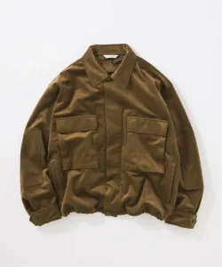 Куртка-рубашка BDU из трикотажного велюра с эффектом потертости Journal Standard, цвет Khaki