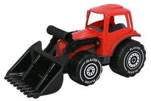 Красный экскаватор 32 см. Высокое качество. Tactic