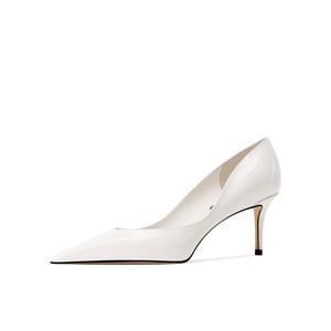 Женские туфли на высоком каблуке цвета экрю Shesrim, Ecru