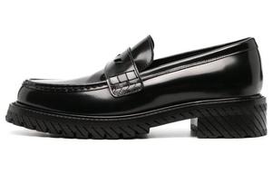 Кожаные мокасины на толстой подошве Off-White