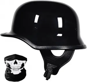 Мотоциклетный шлем-полуоболочка, немецкий мотоциклетный полушлем, шлем-джет, сертификация ECE, шлем-полуоболочка для мужчин и женщин, полуоткрытый шлем с быстросъемными пряжками для круизера/чоппера CZSBXBHD, c