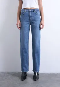Джинсы прямого кроя karla Topshop, Medium Blue Denim