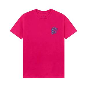 Футболка с ресницами Anti Social Social Club, розовая