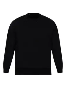 Толстовка с декором на шее YES LONDON, черный