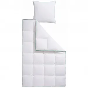 Пуховое одеяло фьёдур + подушка «Фея», (экономный комплект) Fjödur, белый