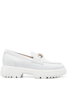40-миллиметровые кожаные мокасины NeroGiardini, белый