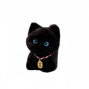 Ручная работа DIY плюшевая кукла котенок угольный шарик высота 6см LALABABY