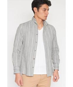 ZERO от TORNADO MART∴ Рубашка в полоску с произвольной заправкой