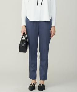 Теплые атласные брюки-карандаш