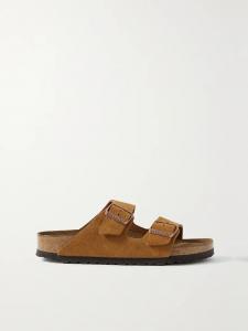 Сандалии Arizona замшевые Birkenstock, коричневый