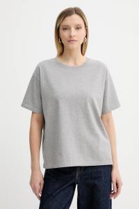 Хлопковая футболка American Vintage, серый