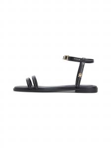 TOMMY HILFIGER Сандалии на ремешках в черном цвете