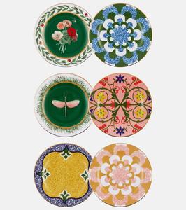 Набор десертных тарелок Libellula, 6 штук La DoubleJ, Mix