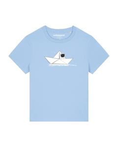 Рубашка Watapparel Astronaut in paper boat, светло-голубой