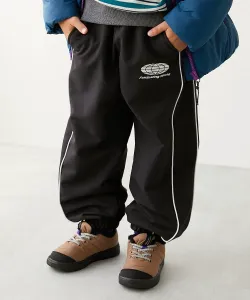 Теплые, ветрозащитные, флисовые брюки с широкими штанинами, длинные брюки, штаны, осень/зима 2025 Devirock, цвет Black