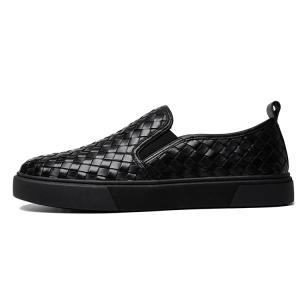 YEDANI Лоферы мужские низкие, черные/белые