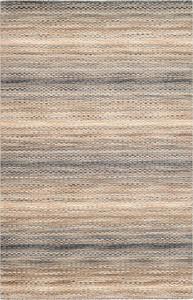 Ковер SAFAVIEH, 92 x 153 см, Himalaya Collection, Grey, ручной работы из шерсти, идеально для помещений с высокой проходимостью: прихожая, гостиная, спальня (HIM729A)