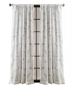 Двухсекционная прозрачная штора Atlanta Sheer Poletop, 244 x 127 см Dkny, серый