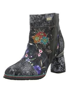 Классические ботильоны черного цвета LAURA VITA