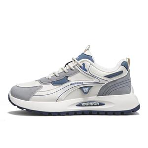 Кроссовки Casual Cushioning Balance Low top WARRIOR, бежевый серый синий (fleece-lined)