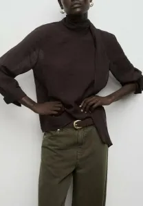 Широкие ноги Mango, Khaki