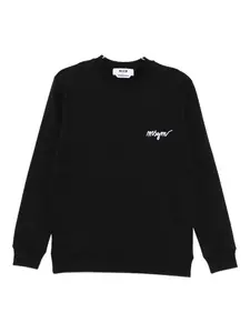Толстовка с вышитым логотипом MSGM, черный