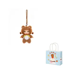 Оригинальный подвесной плюшевый кукла Cute Quirky Little Dreamer высотой 15 см DIAIWAI, коричневый