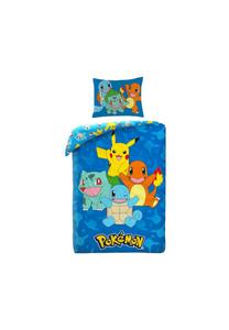 Детское постельное бельё – пододеяльник 140x200 см + наволочка 60x70 см Marvel, синий