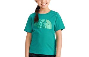 Детская футболка The North Face, зеленый