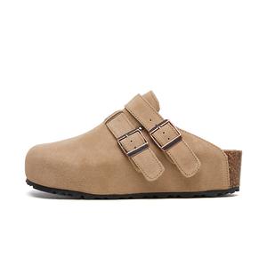 Сандалии с закрытым носком, тихие, устойчивые к истиранию, устойчивые к запахам, унисекс BENZI, Khaki