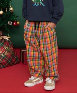 Клетчатые брюки, длина 10 дюймов