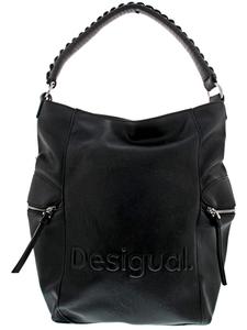 Desigual Рюкзак Arica с половинным логотипом, черный