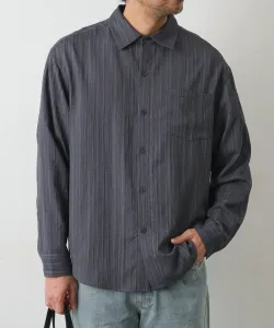 Рубашка с длинными рукавами в полоску "Ива" Colony 2139, цвет Charcoal Gray