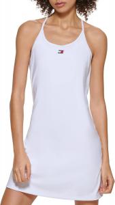 Женское платье-борцовка Tommy Hilfiger с вшитыми шортами для активного отдыха, Winter White