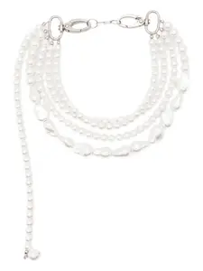 Многорядное жемчужное ожерелье Atu Body Couture, белый