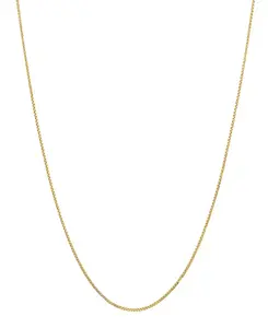 Женское ожерелье-цепочка с покрытием из 14-каратного золота Steeltime, gold