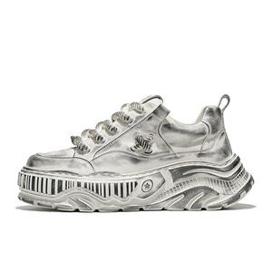 Оригинальная серия Machine, износостойкая, увеличивающая рост, низкая повседневная обувь унисекс MOERBAI, Black