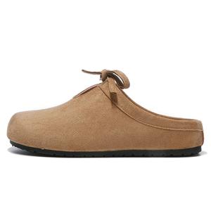 Женские противоскользящие тапочки с закрытым носком VICTORIA&VERA, хаки