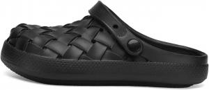 Мужские повседневные садовые сабо, летние сандалии-тапочки с поддержкой свода стопы и быстросохнущие, противоскользящие шлепанцы для душа, для пляжа и дома Generic, черный