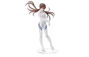 Фигурка Mari Makinami, Neon Genesis Evangelion Eva Final Mission, боевой костюм, с базой, бонусные подарки 21cm SEGA